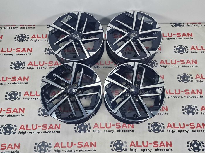 NOWE alufelgi NISSAN 17" 5x114,3 Juke Nowy Qashqai (J12) - Czarne