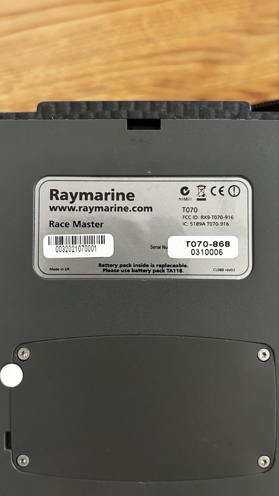 Raymarine Race Master, stan b.dobry+