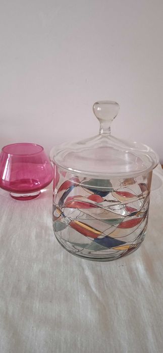 Конфетницы/Цветное стекло/Богемия