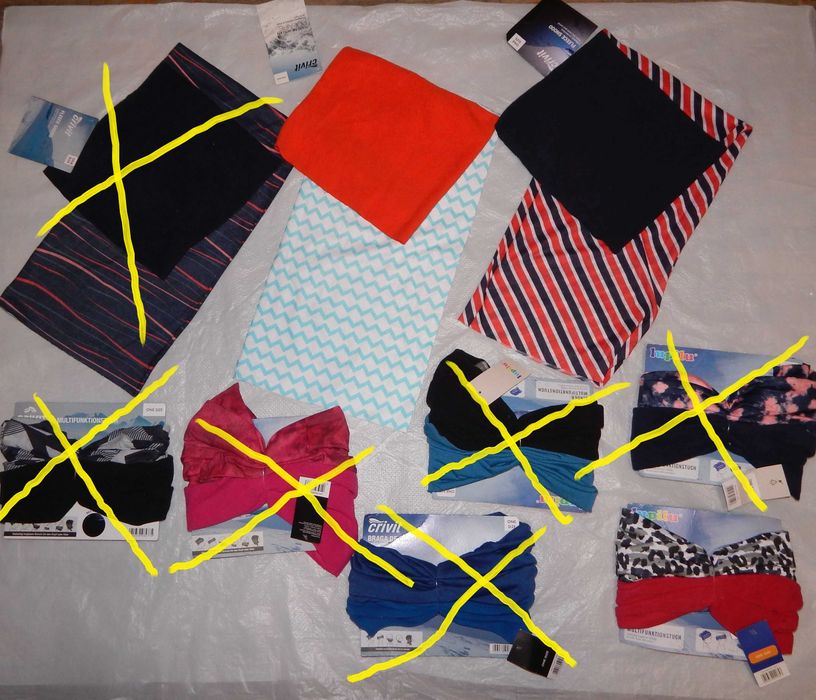 АКЦІЯ бафф Crivit на флісі, снуд, хомут універсальний лижний