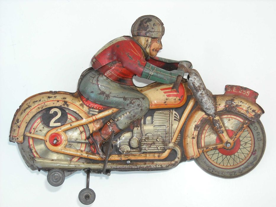Moto em Folha de Flandres de Corda a Funcionar