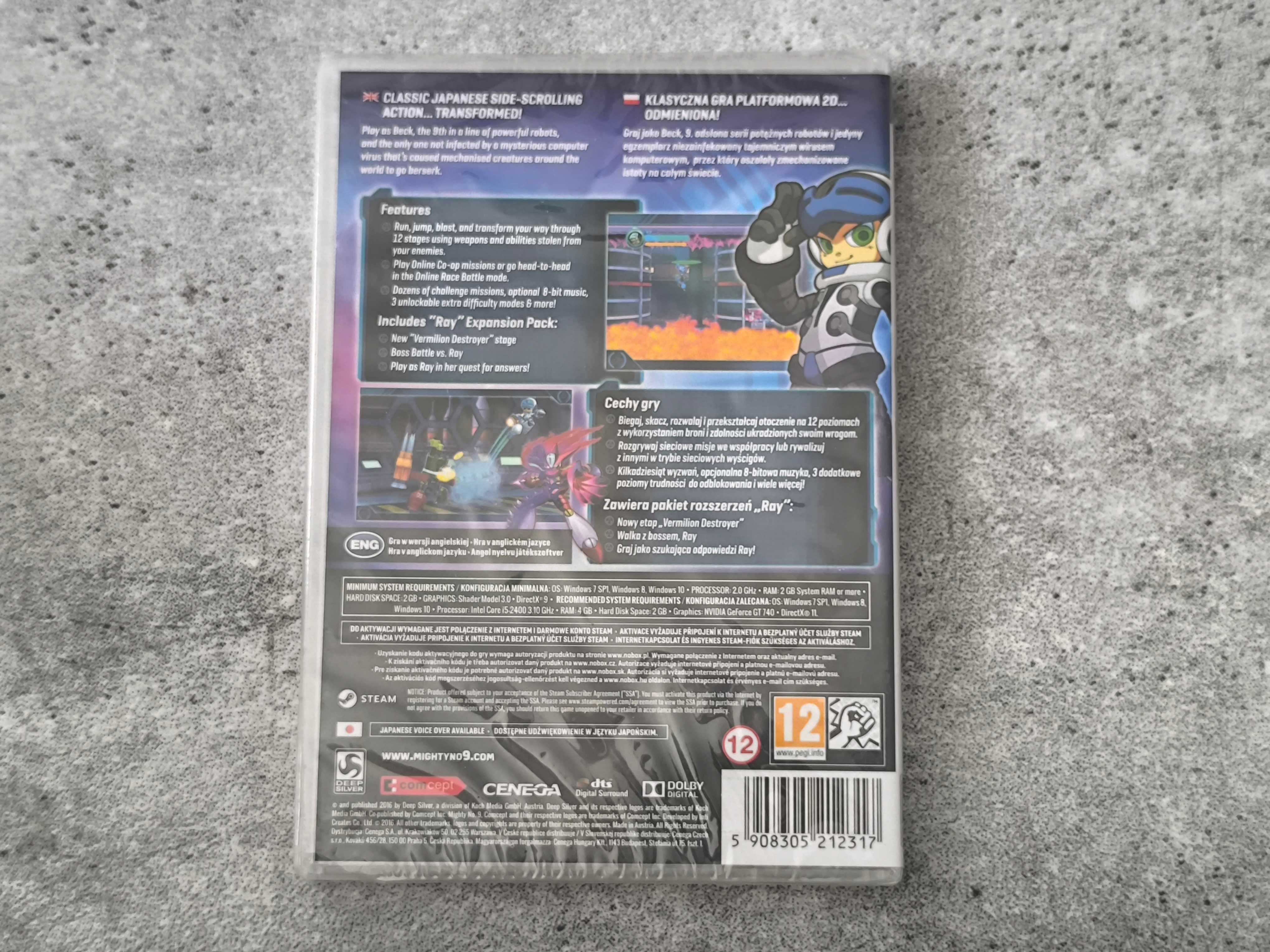 Gra Mighty No.9 PC Nowa w Folii