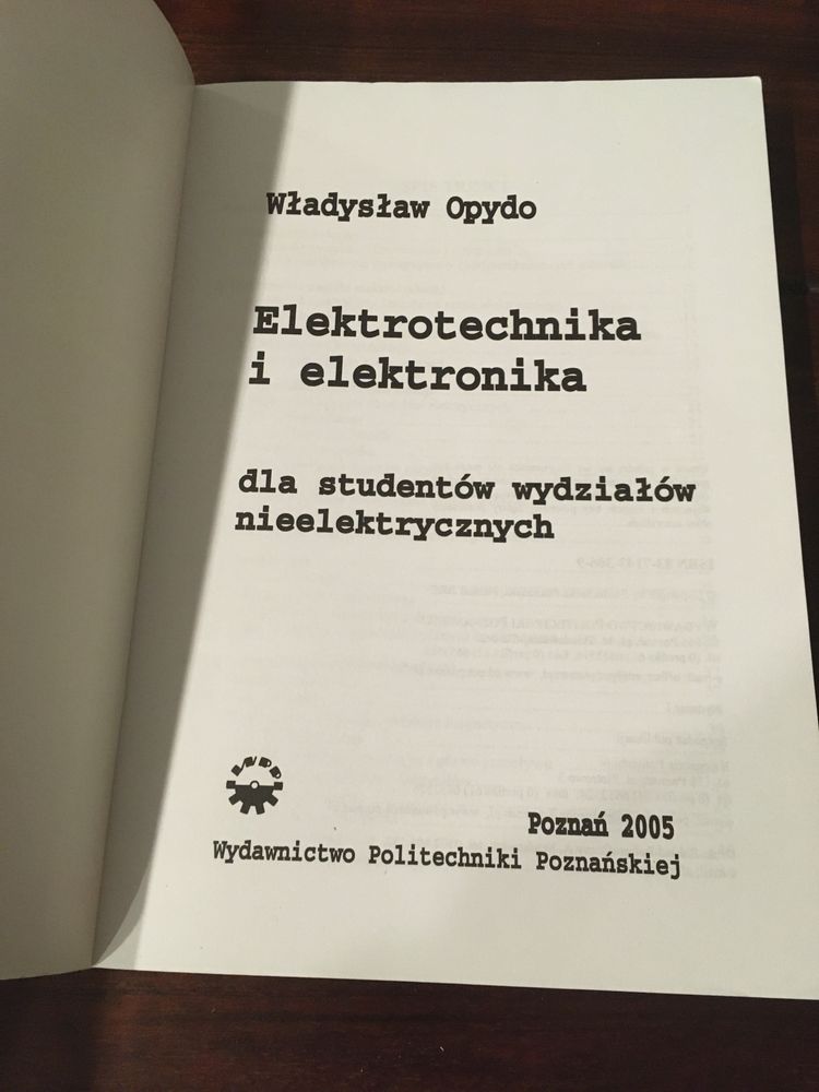 Elektrotechnika i elektronika dla wydziałów nieelektrycznych - Opydo W