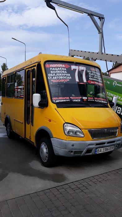 БАЗ Дельфін 2215 Метан/ПРОПАН 77 маршрут