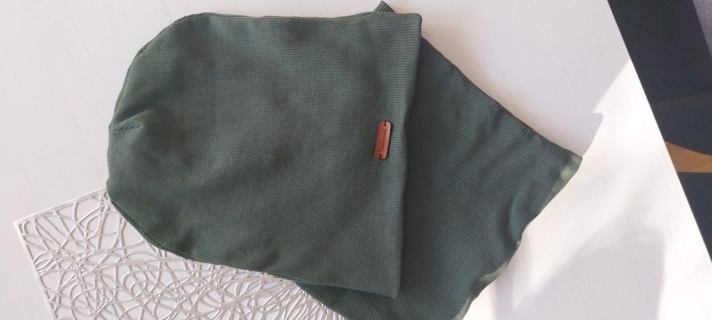 Czapka komin zieleń chłopiec 92/98/104