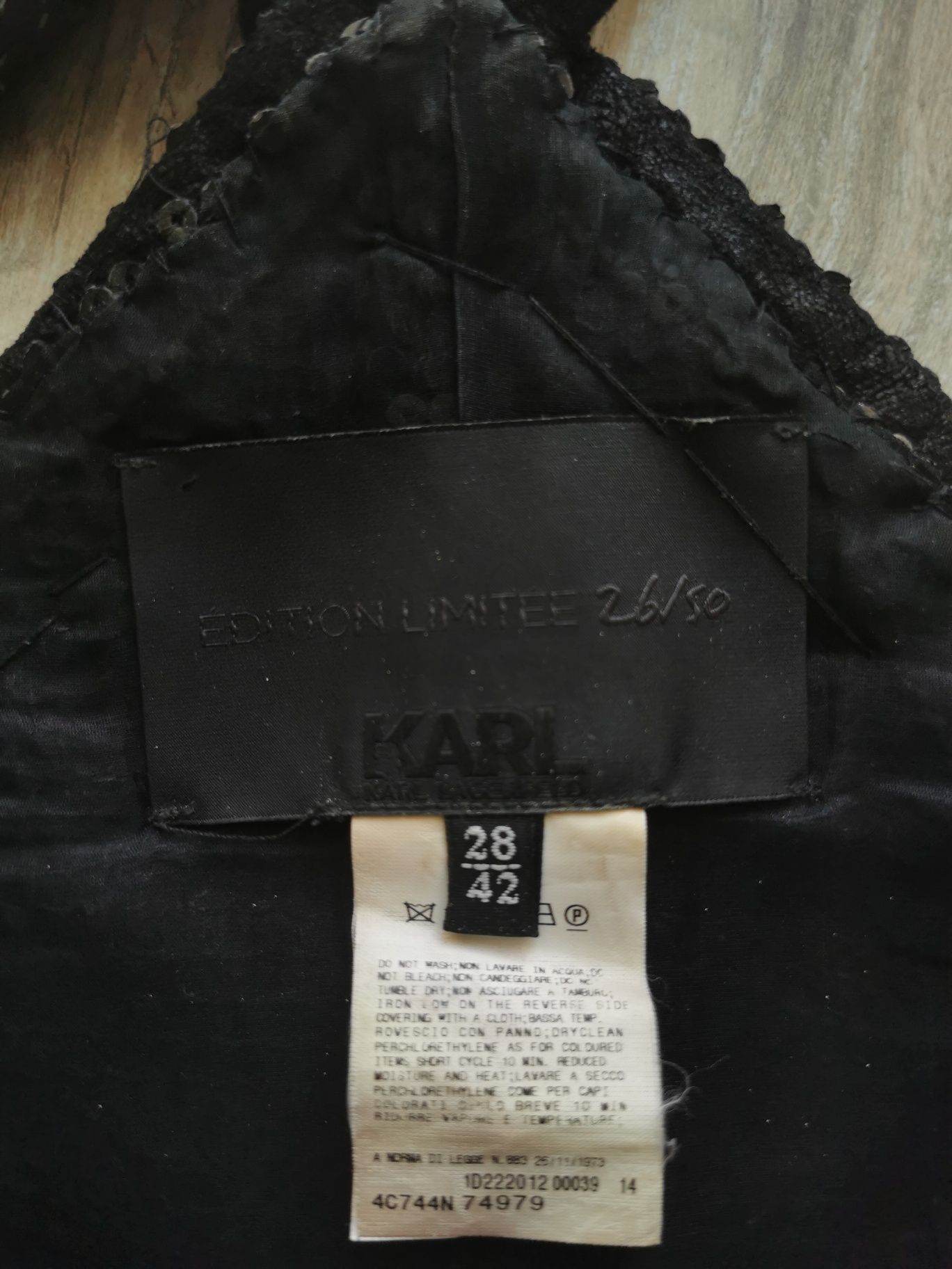 Sukienka Karl Lagerfeld dress limited edition size 42 XL 28 rozmiar