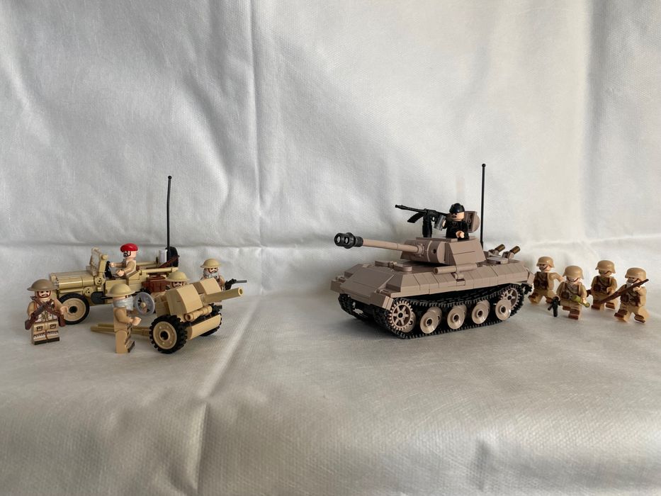 Lego WWII - Segunda Guerra. Veículos e figuras