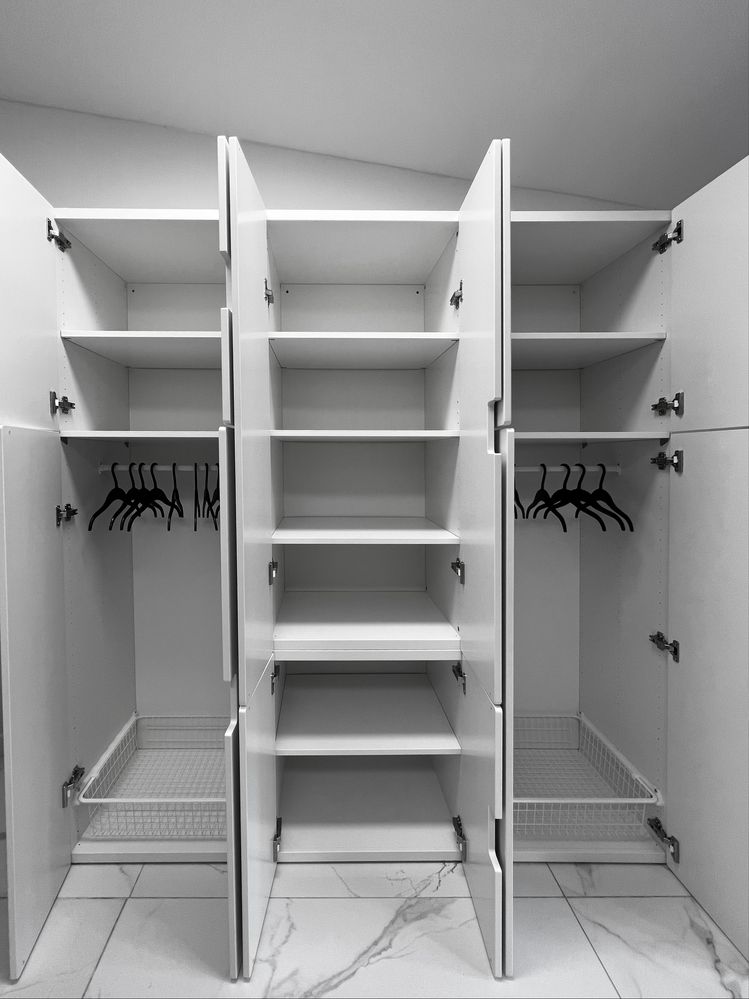 Zestaw mebli, szafy, garderoba Ikea Stuva