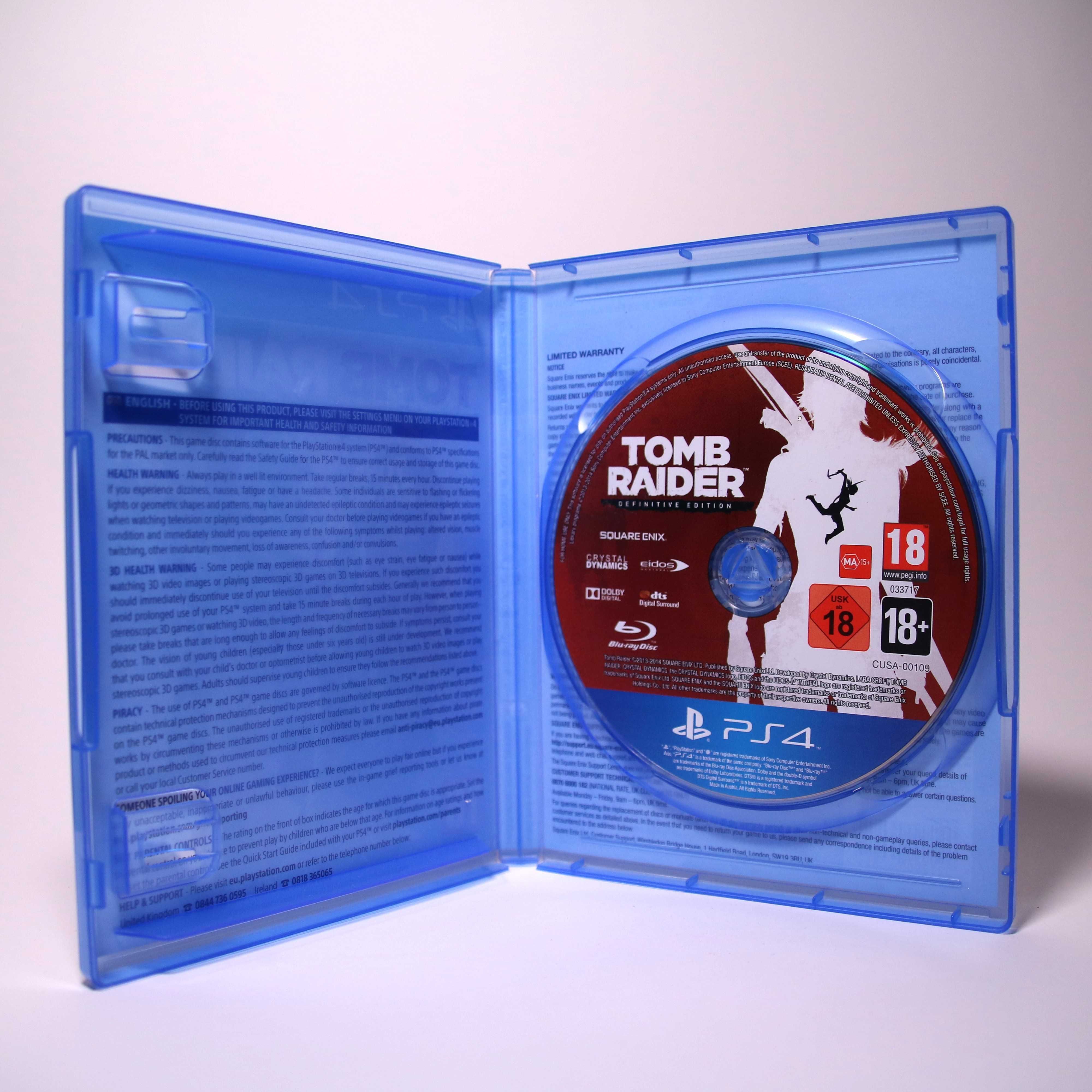 Tomb Raider definitive edition gra PS4 jak nowa