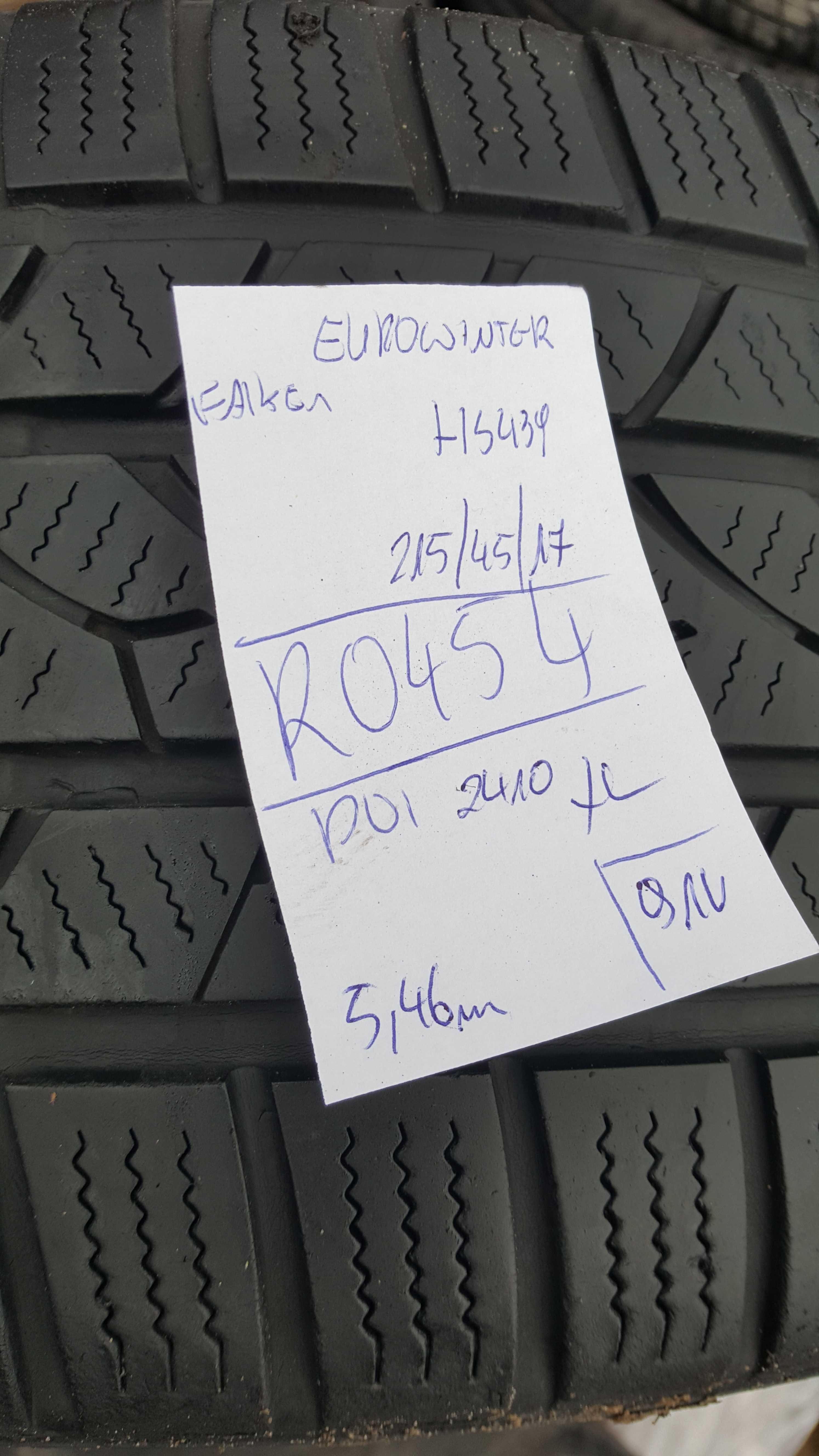 Falken 215/45 r17 EuroWinter HS439 XL /// 5,5mm!!!