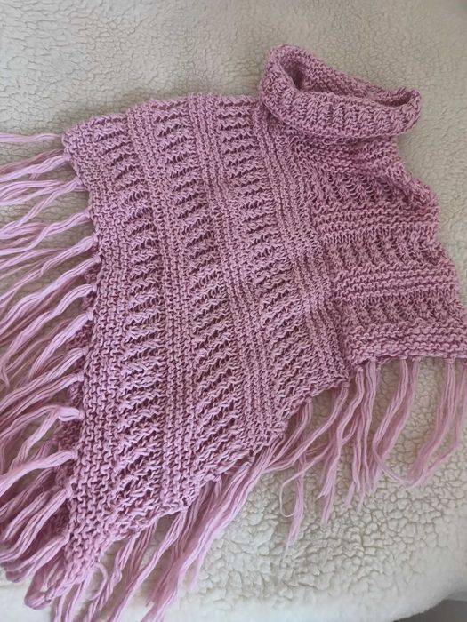 Ponczo damskie z akrylu