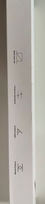 Podstawka stojak na notebook tablet składana, czarna