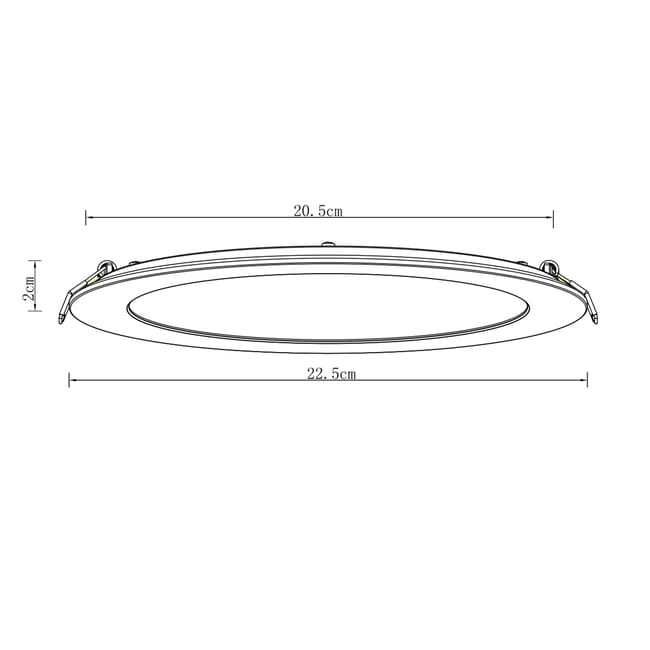Punkt świetlny do zabudowy INSPIRE