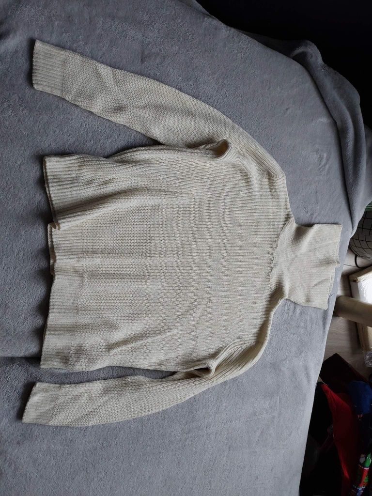 Sweter golf kremowy L 40