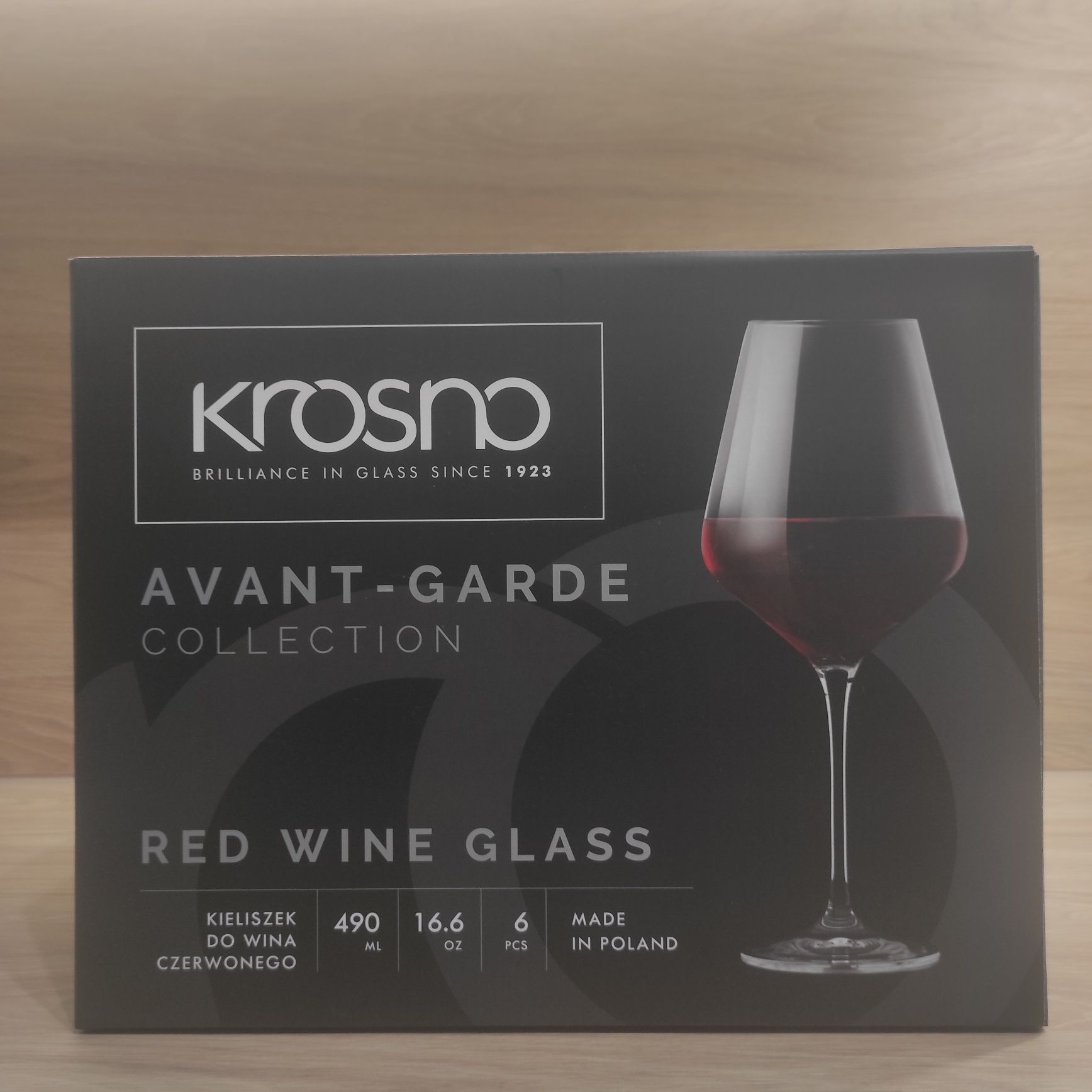 Kieliszki do wina Krosno 6 sztuk