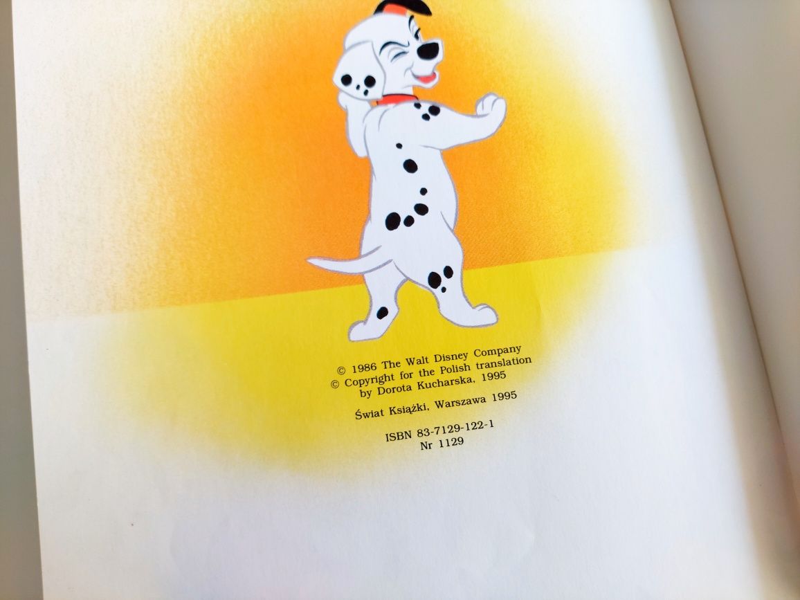 Książka Walt disney 101 dalmatyńczyków 1995r