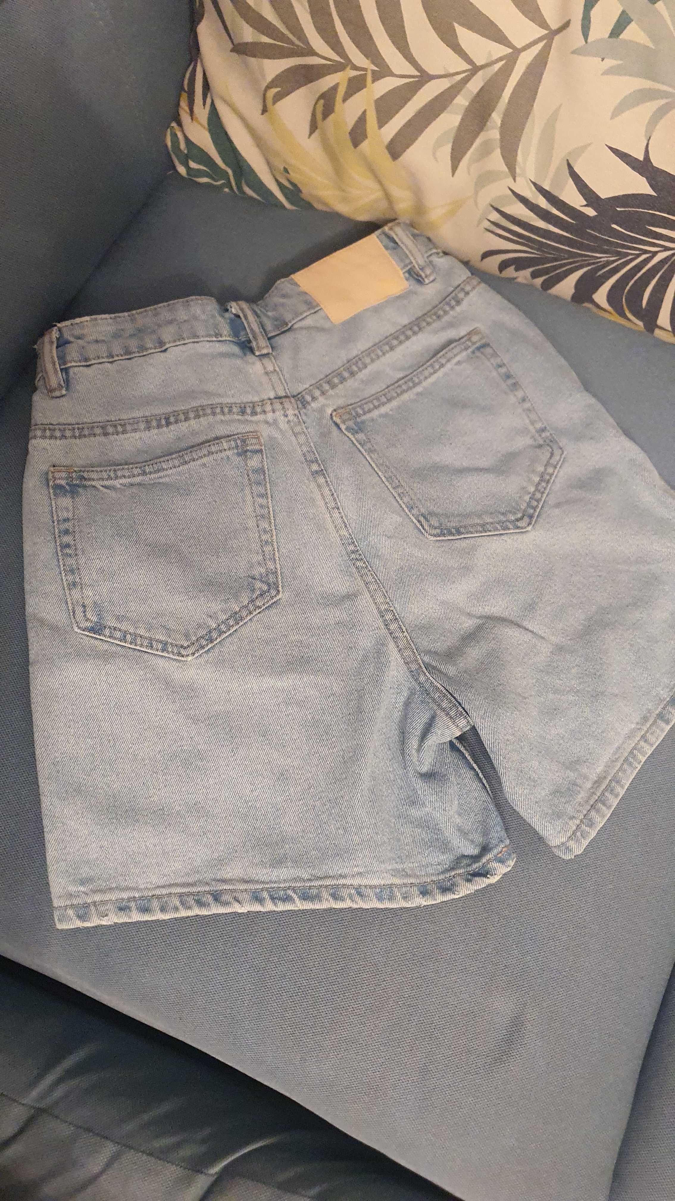 Jeansowe spodenki Zara XS