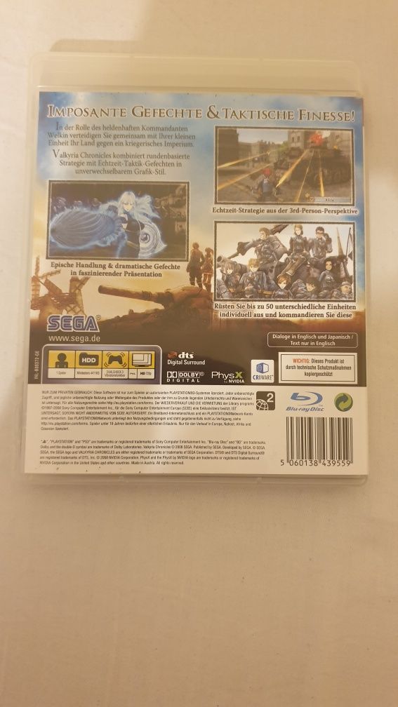 Valkyria Chronicles Ps3