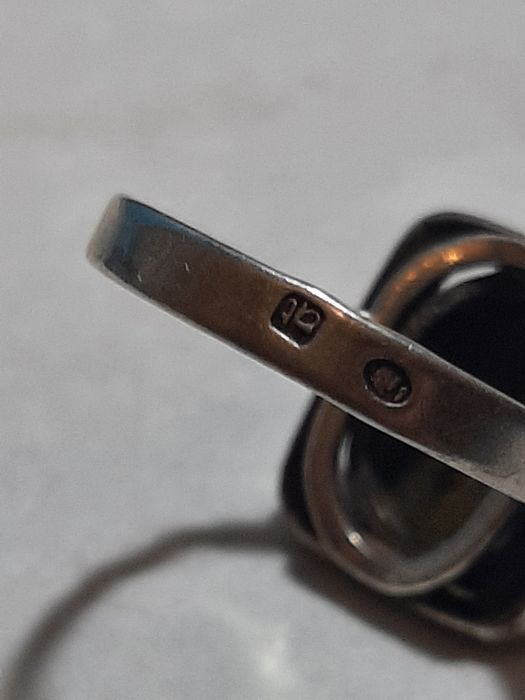 Pierścionek srebrny warmet at