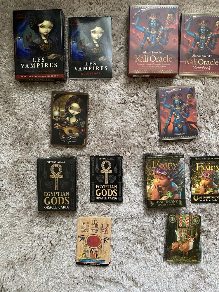 Карты Оракул Таро Vampires Kali Love Egyptian Gods Fairy Witch