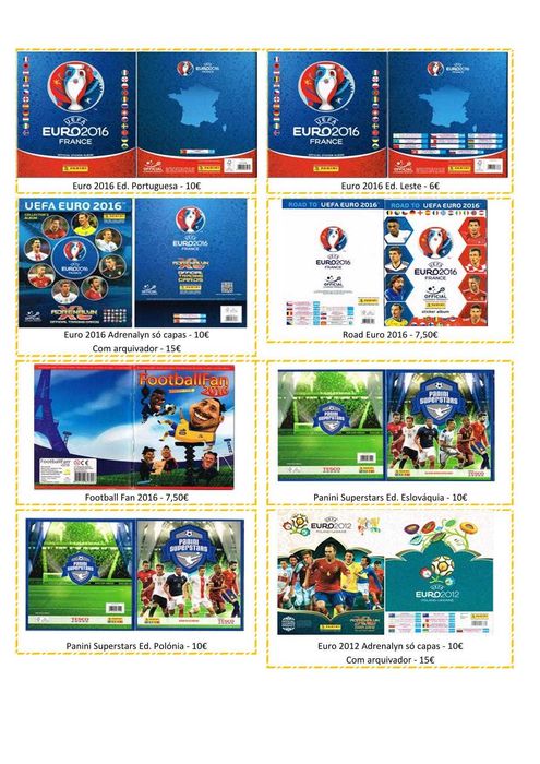 Cadernetas vazias futebol ver descrição Panini Topps e outras 1/3