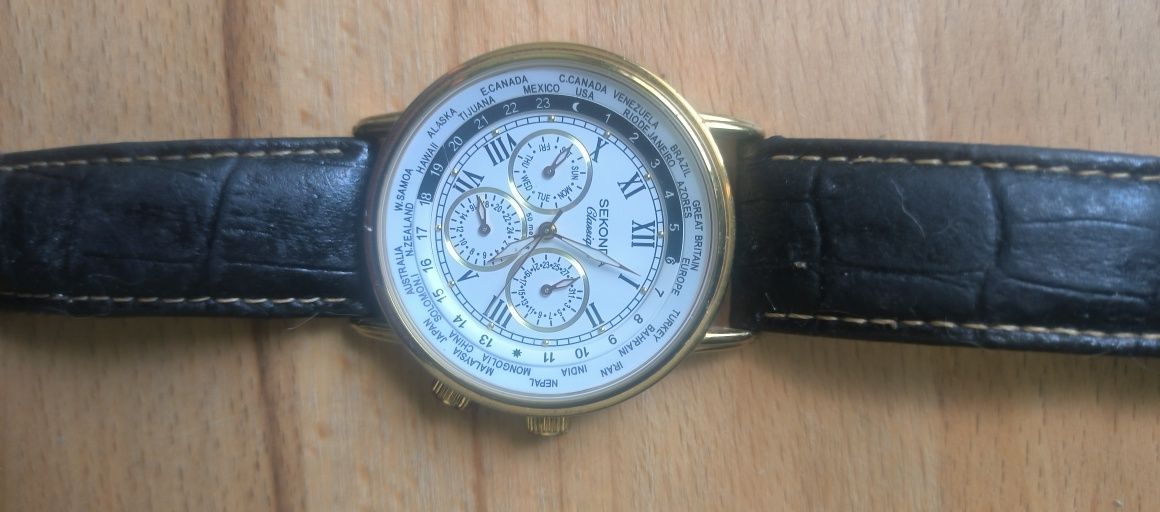 Годинник ручний Sekonda 3107 Multi Dial World Time