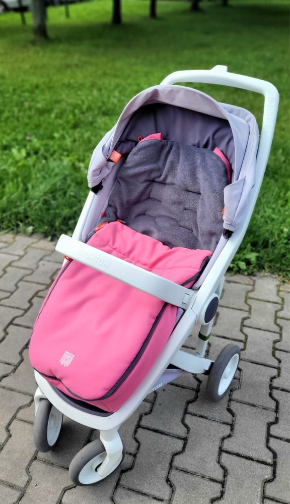 Greentom szary, śpiworek, przewijak skip hop