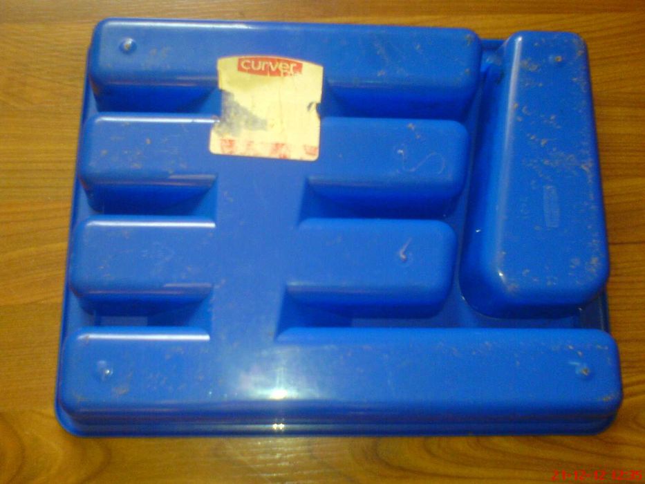 KUCHENNY ORGANIZER NIEBIESKI CURVER 33x26cm 6 przegródek nowy nieużywa