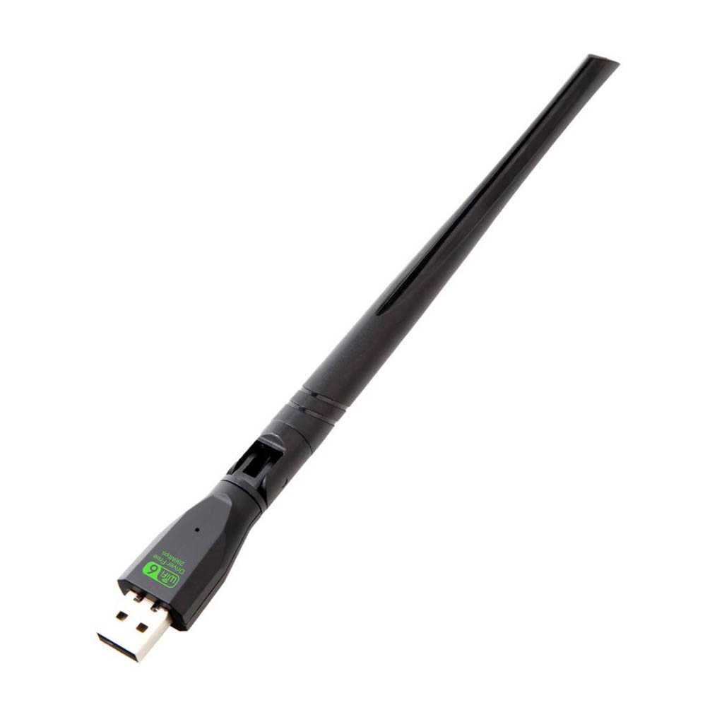 USB WiFi адаптер AIC8800 | Антенна 5 дБ | 286 Мбит, 2.4 Гц, 802.11ax