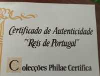 Coleção de reis de Portugal prata 999.99