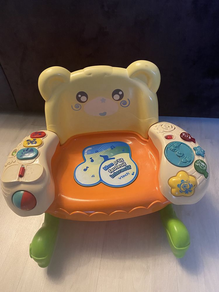 Bujak fotel vtech muzyczny krzesło bujane muzyczne j. Francuski