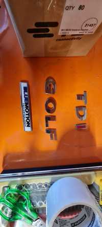 Letras badge VW Golf VII