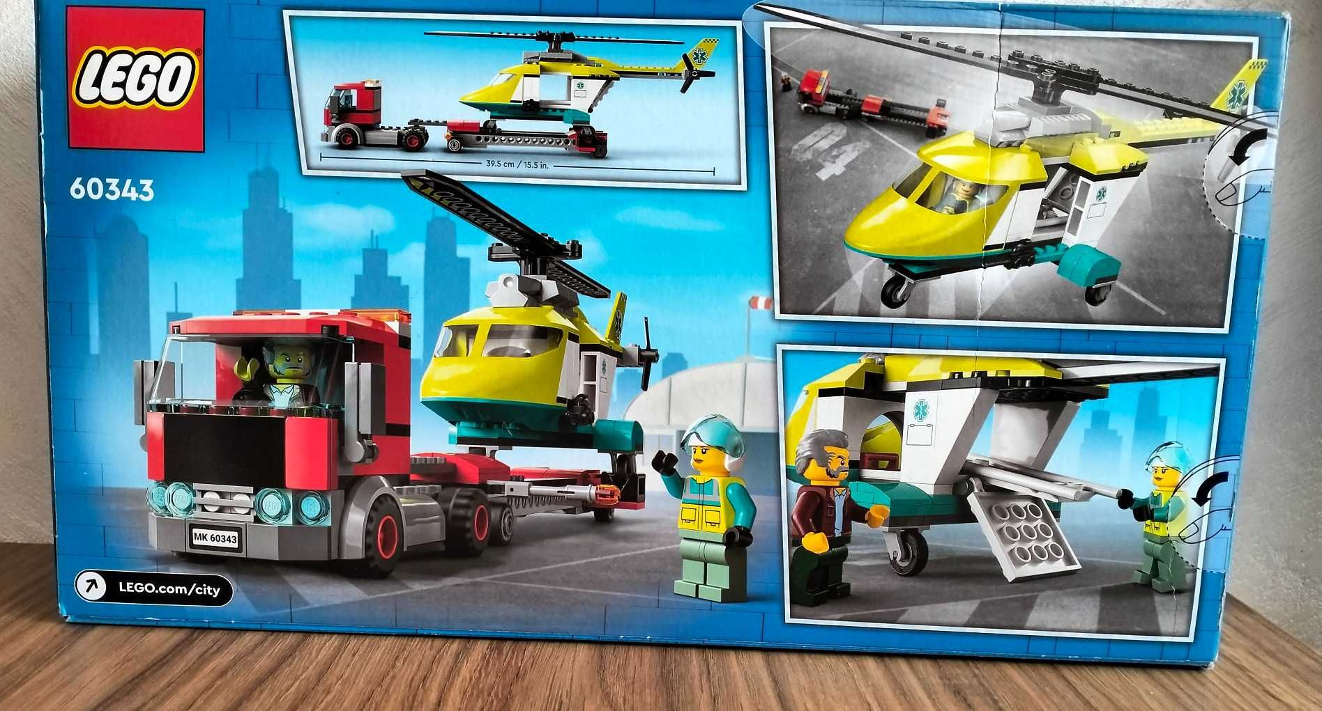 LEGO City 60343 Laweta helikoptera ratunkowego