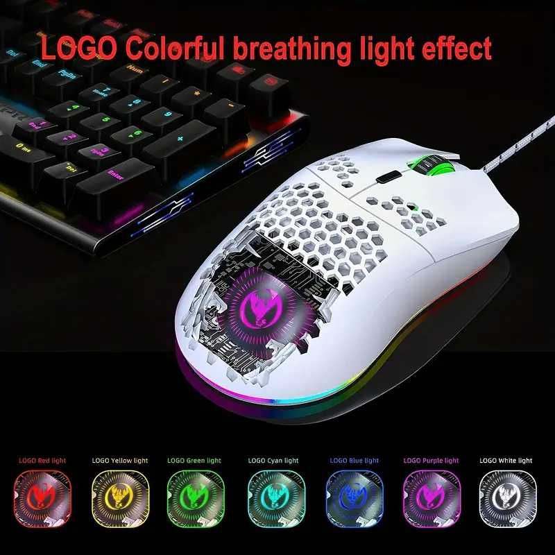 Rato Gaming RGB Super Leve e de muita qualidade *NOVO* *C/fatura*