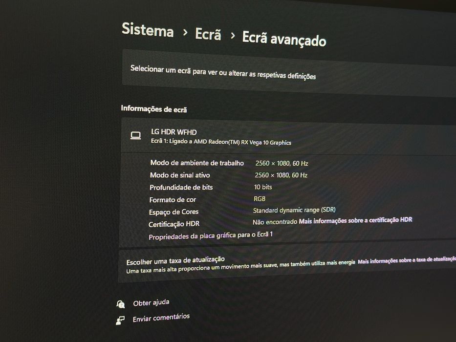 Monitor LG 32 polegadas HDR