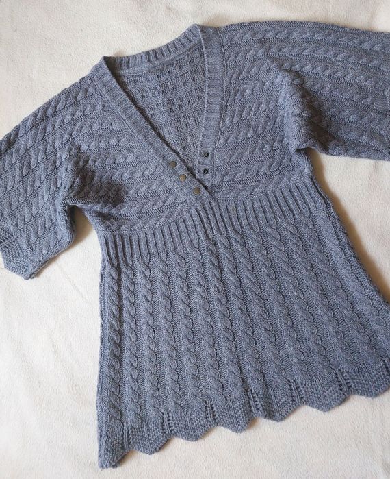 Женский теплый вязаный свитер жилетка H&B размер XS-S Турция