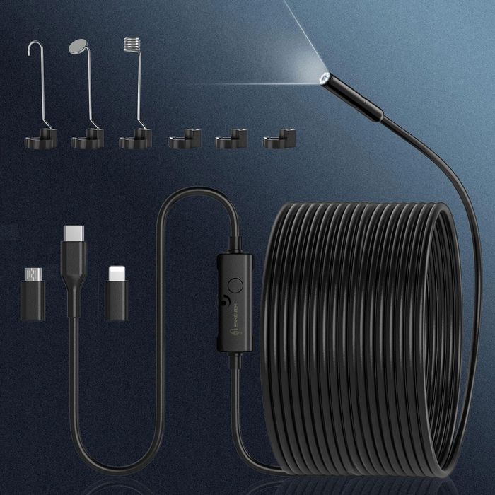 Kamera inspekcyjna Ennovor 1920 HD 10m LED IP67 USB Android iOS