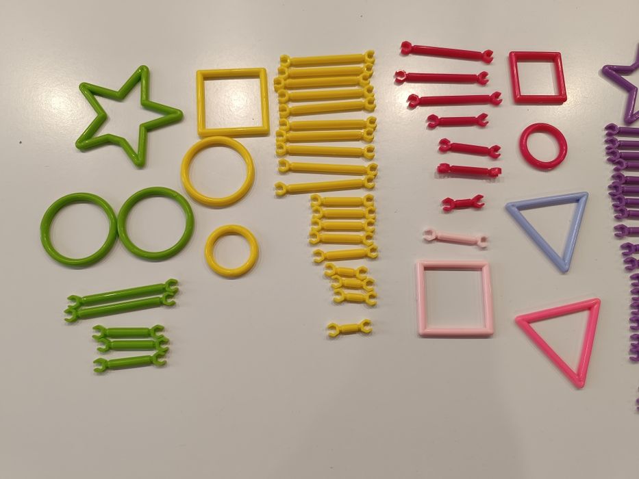 Klocki konstrukcyjne kreatywne patyczki do łączenia