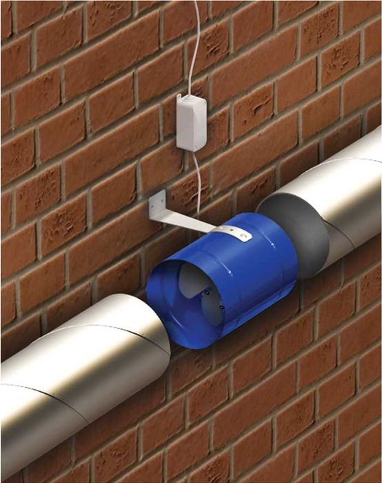 Вентилятор канальний осьовий Домовент ВКОМц 200, 405 м3/год