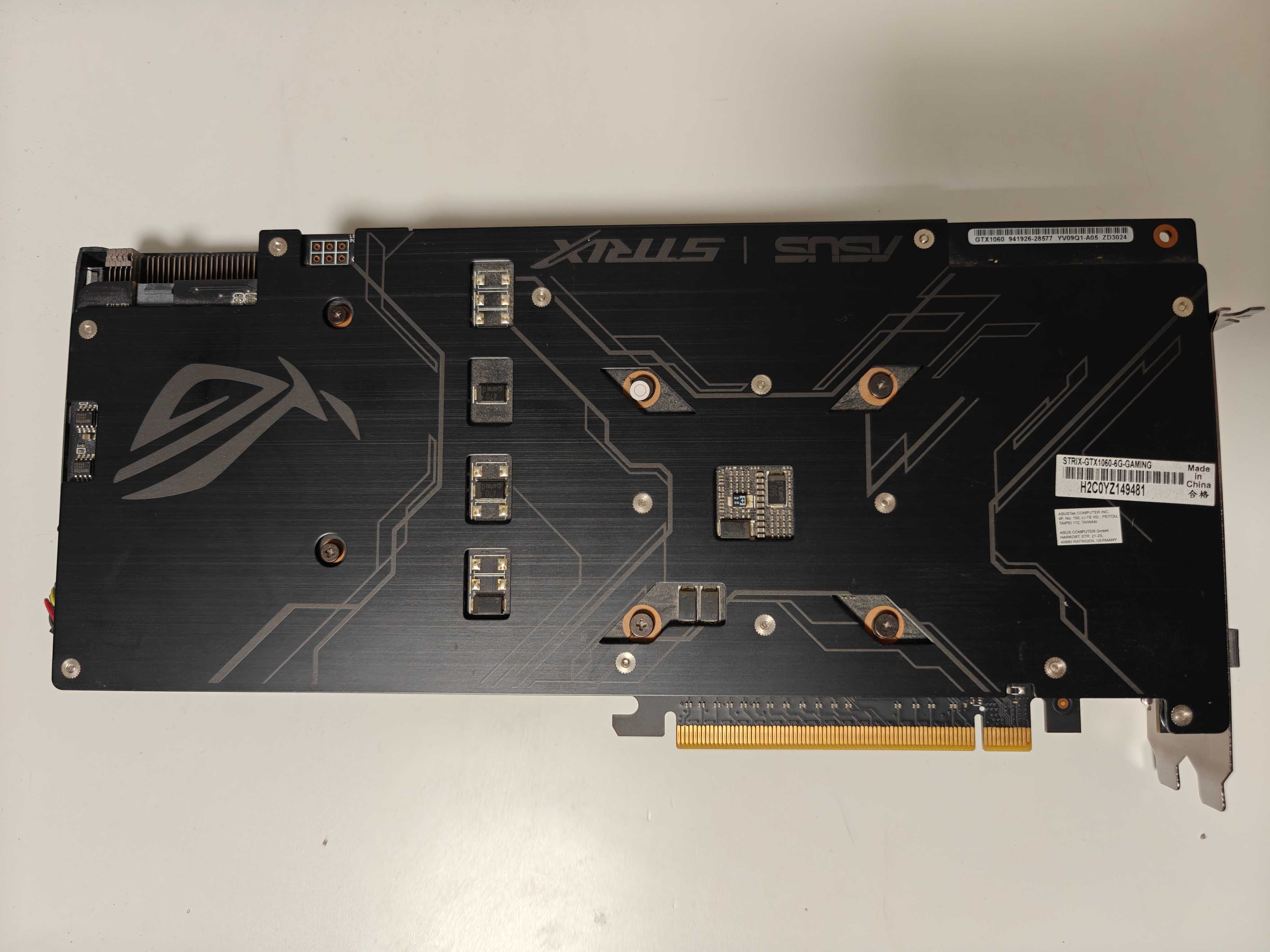 В ідеальному стані ASUS STRIX ROG GTX1060 6GB GDDR5