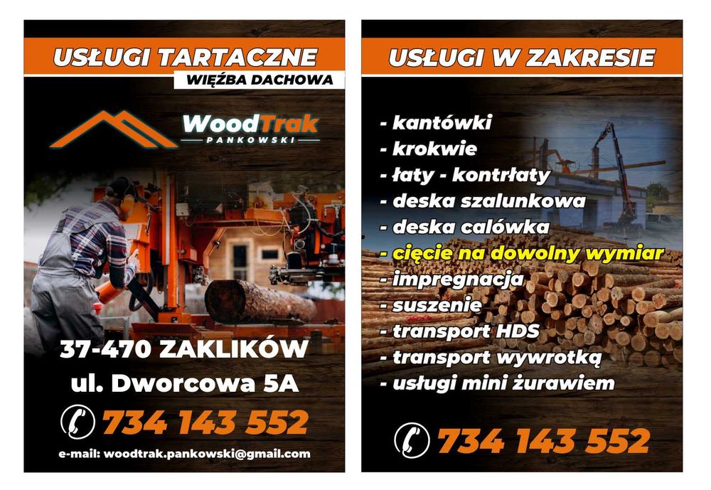 Więźba dachowa, łaty, krokwie, deski