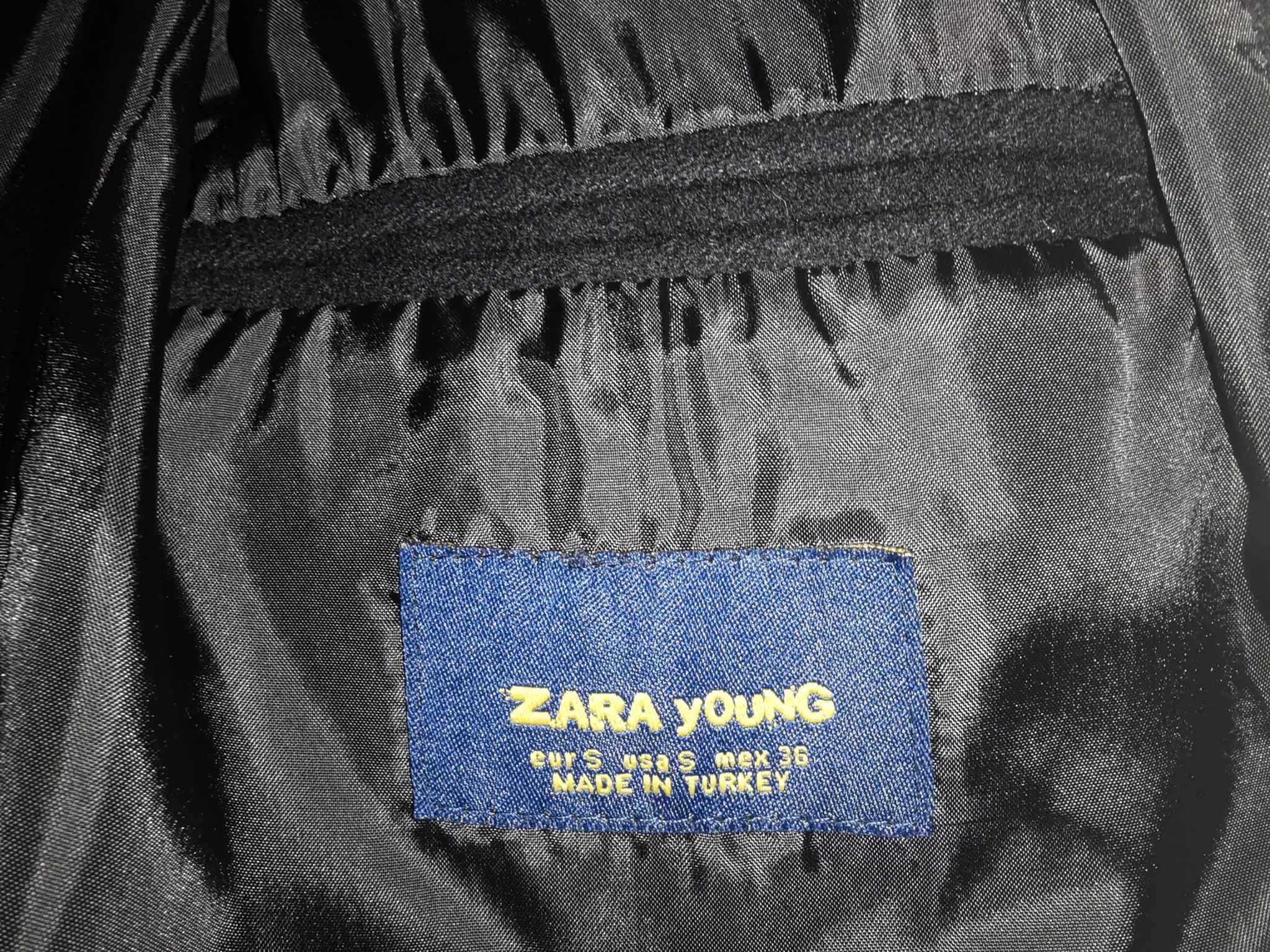 Sobretudo preto Zara de homem