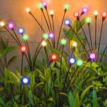 LAMPA Ogrodowa SOLARNA KULKI LED Wbijana Lampki Do Ogrodu 2x Sztuki