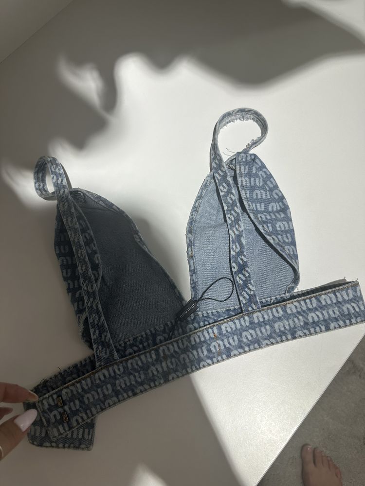 Top  jeansowy miu miu