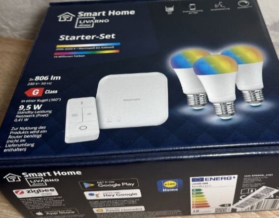 Стартовий набір Livarno home Smart home 3×806 Im.E 27