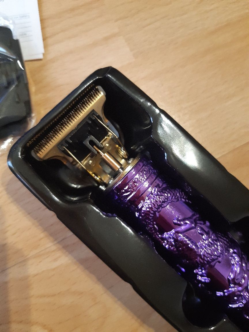 Maszynka do strzyżenia golarka Trymer barber - usb purple