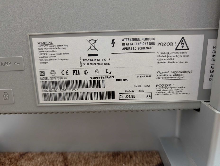 Philips 37PF7320/10 Telewizor plazmowy 37 cal.