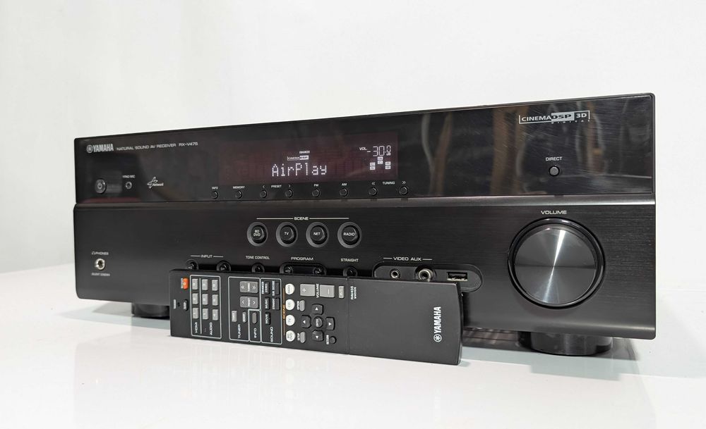 5.1 ресивер Yamaha RX-V475, має 135 Вт\канал\HDMI\ARC\4K\USB\ЦАП\3D