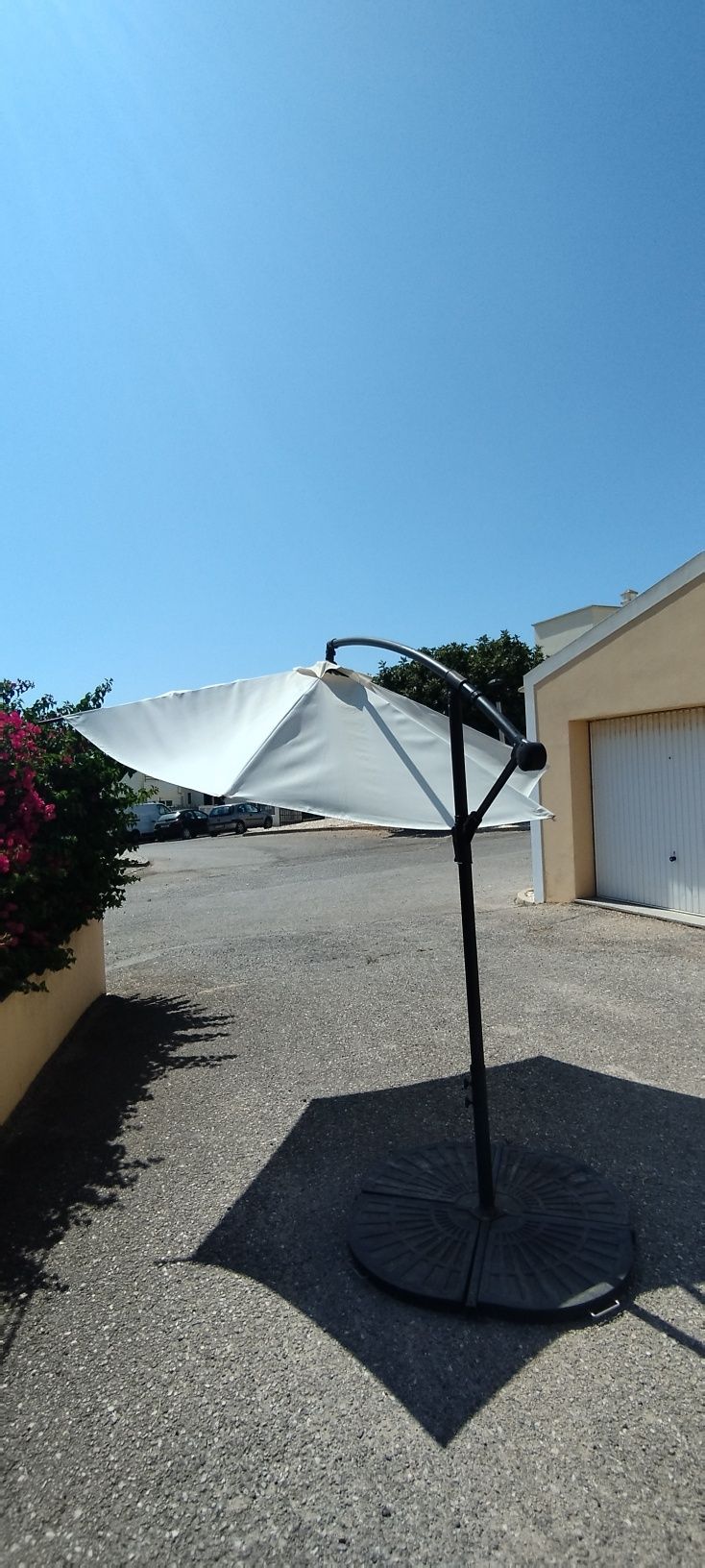 Guarda sol 3x3 com base
