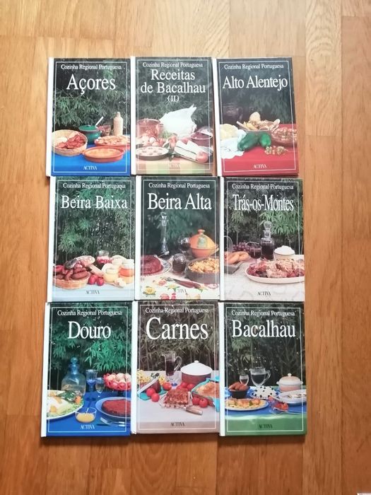 Vendo coleção de livros de culinária de várias regiões